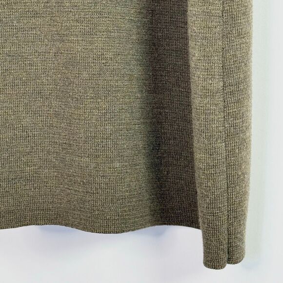 Worth Hunter Green Wool Military Style Long Button Down Cardigan - Women’s US s - Picture 7 of 9